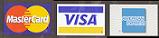 Visa, Master card and America Express